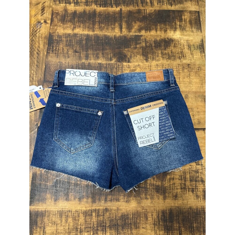 Project rebel size 5 short cut off denim jeans nwt